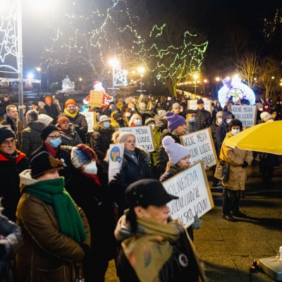 Protest w Radomiu w obronie LEX TVN